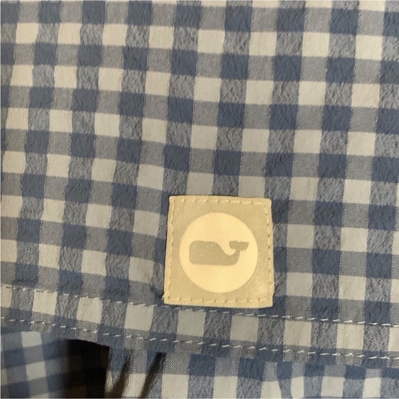 Vineyard Vines blue check Harbor long sleeve shirt Size XL - Picture 10 of 13